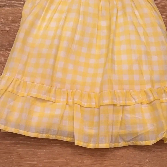 Janie and Jack Yellow Checkered Dress - Picture 3 of 5